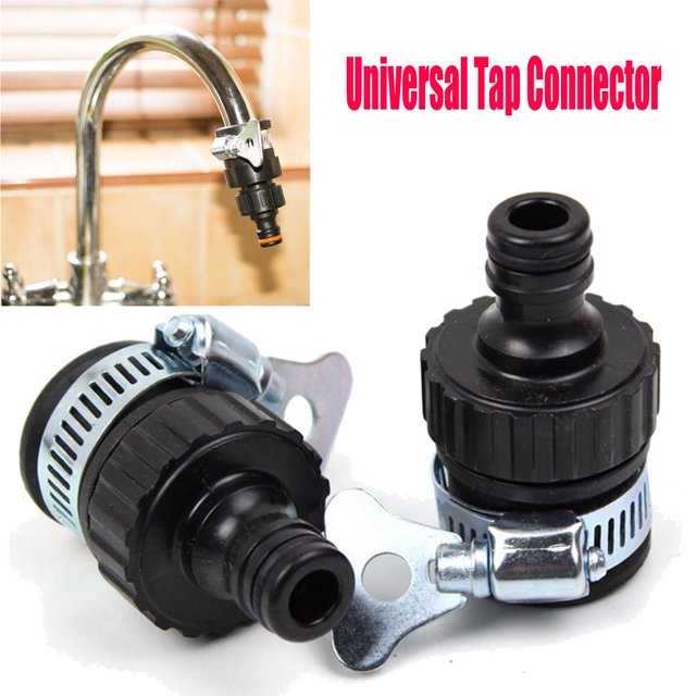 Universal Tap Connector Adapter Mixer Kitchen Garden Hose Pipe Joiner