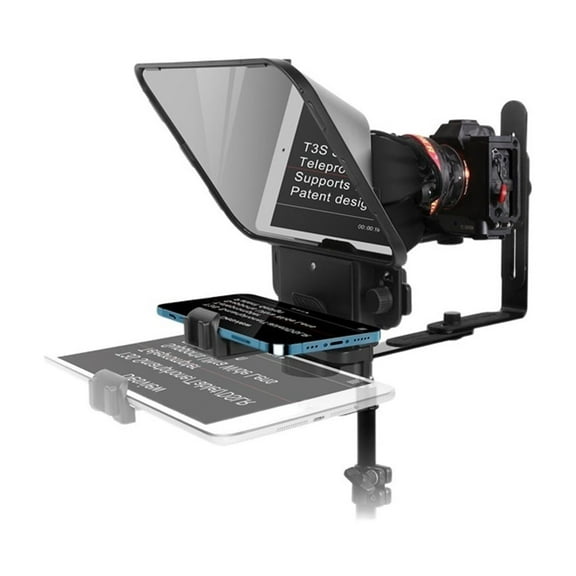 Universal Teleprompter For Smartphone Tablet Pp To 11.9 Inch With Wireless Remote Controller And Exclusive ,Easy to Setup