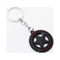 thumbnail image 1 of Universal Texas Edition Alloy Car Keychain Ring Decoration Gift Emblem Sport SUV (Black Red), 1 of 4