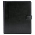 thumbnail image 1 of Universal Textured Notepad Holder, 8 1/2 x 11, Leather-Like, Black -UNV32653, 1 of 2