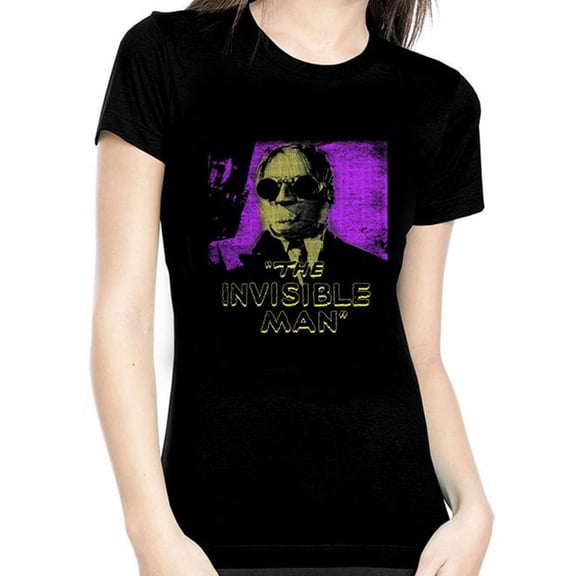 Universal The Invisible Man Glow in The Dark Juniors T-Shirt M
