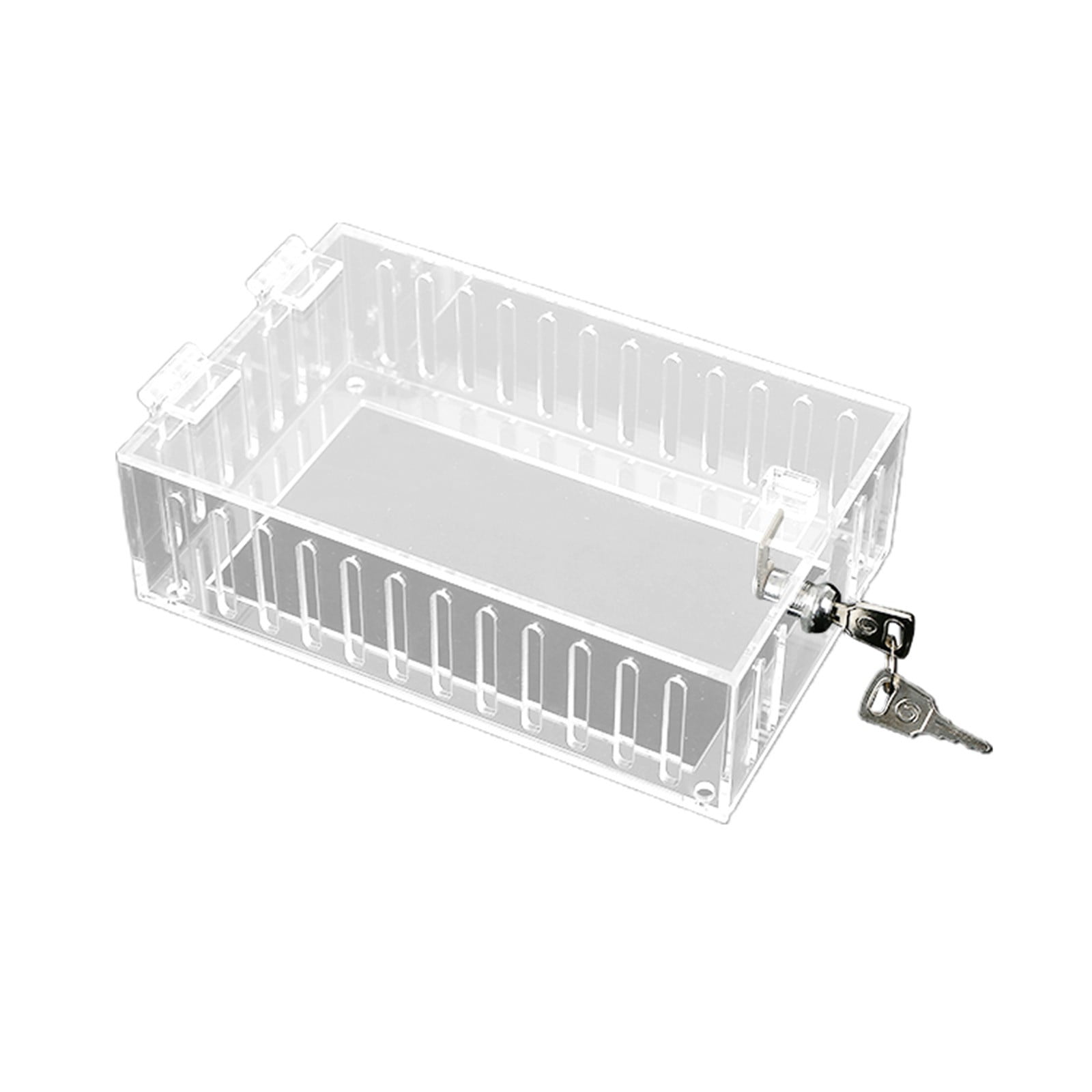 Universal Thermostat Lock Box with Key,Clear Thermostat Cover For