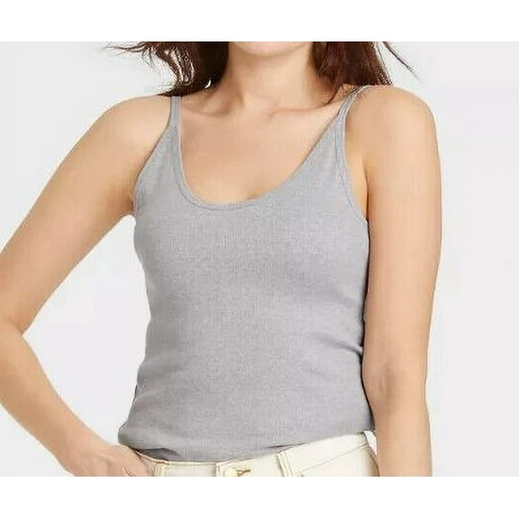 Universal Thread/Good Co. Ladies Gray Ribbed Camisole, Size 2X