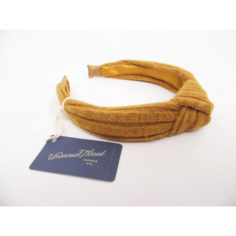 Satin and Knitted Fabric Top Knot Headband - Universal Thread Copper