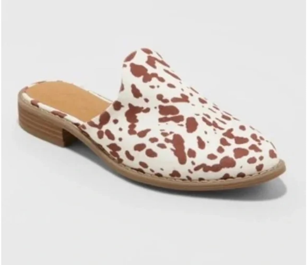 Leopard mules target sale