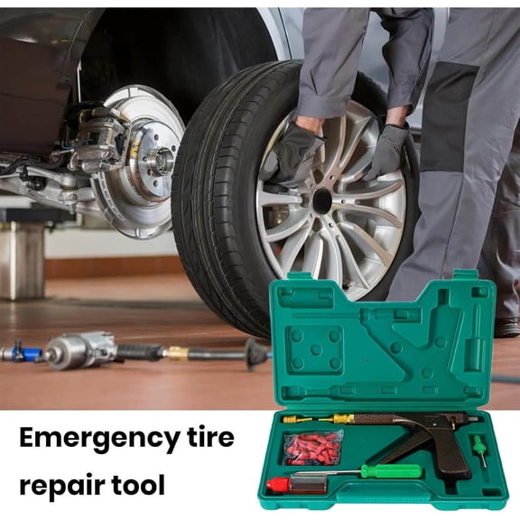 Universal Tire Kit Portable Tool Bag for Cars Motorcycles and Trucks with Durable Plugs