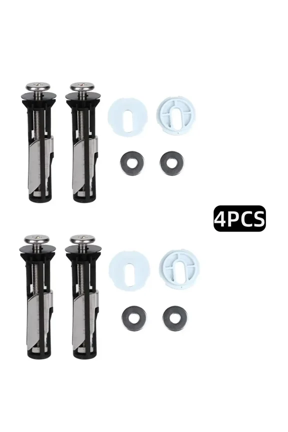 Universal Toilet Seat Bolt Kit Screws Quick Release Easy Install Toilet Seat Replacement Parts Toilet Cover Maintenance Fixing Accessories