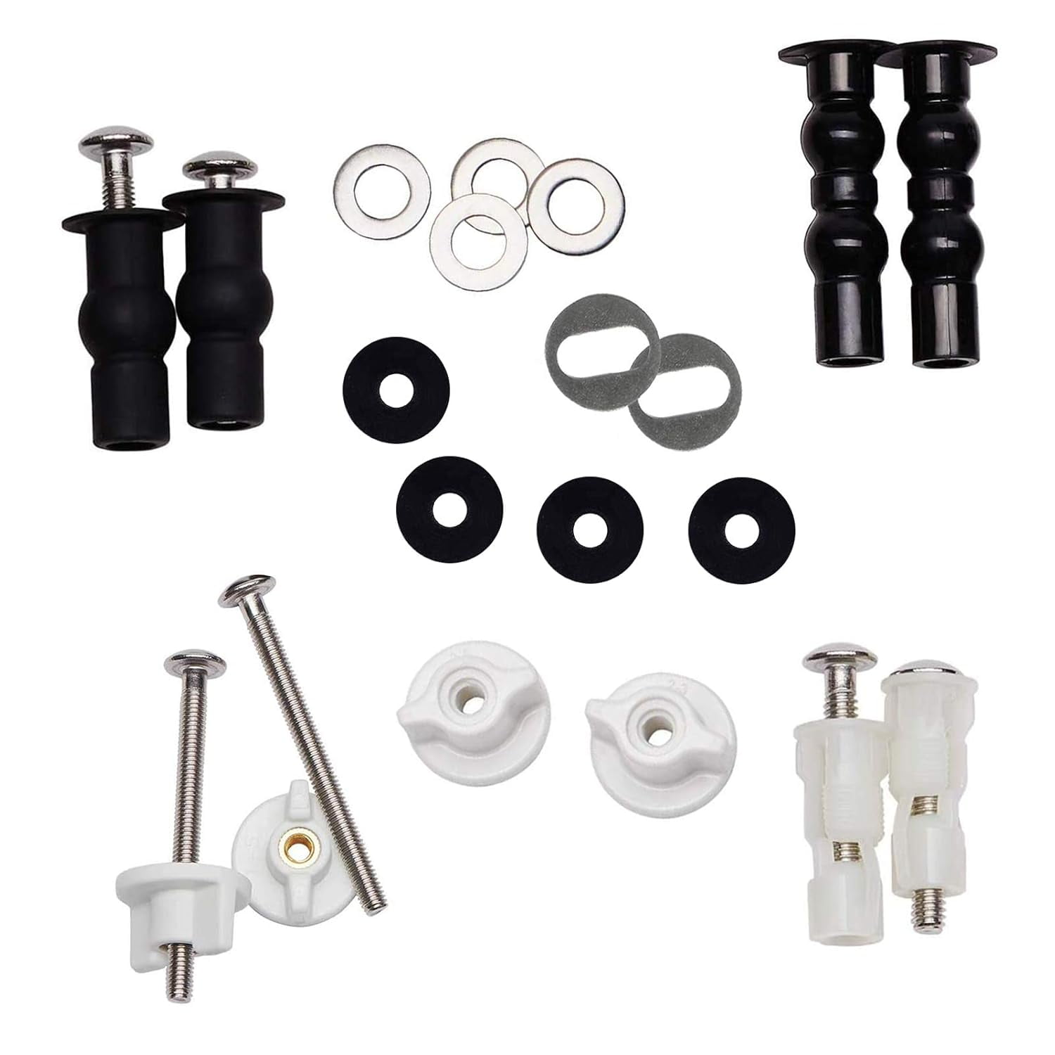 Universal Toilet Seats Screws and Bolts, 5 Choice Fixings Expanding