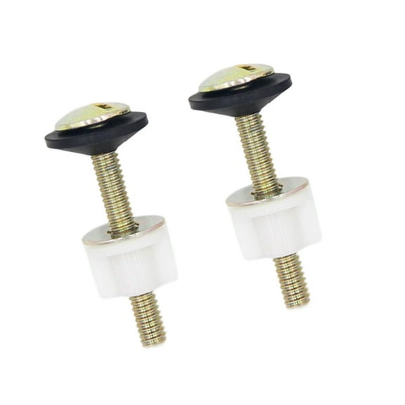 Universal Toilet Tank Mounting Hardware Kit with Strong Steel Bolts & Seals