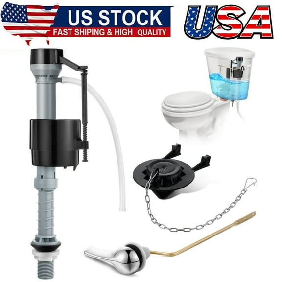 Universal Toilet Tank Replacement Kit,Include Toilet Fill Valve,2 Inch Low Flow