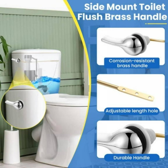 Universal Toilet Tank Replacement Kit, Include Toilet Fill Valve, Black, 1 Set N