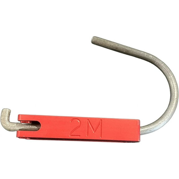 Red Universal Tool Holder Cordless Tool Hook Monster Belt Hook Tool Holster Red Anodized Aluminum