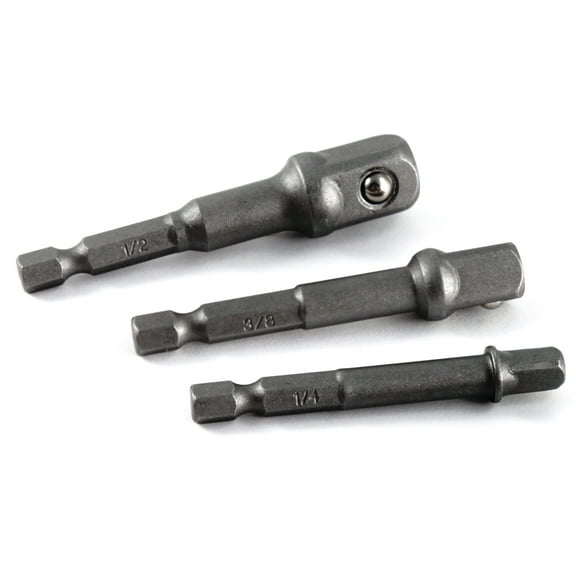 Universal Tool Professional Power Extension Socket Bits for Drills 3pc Set
