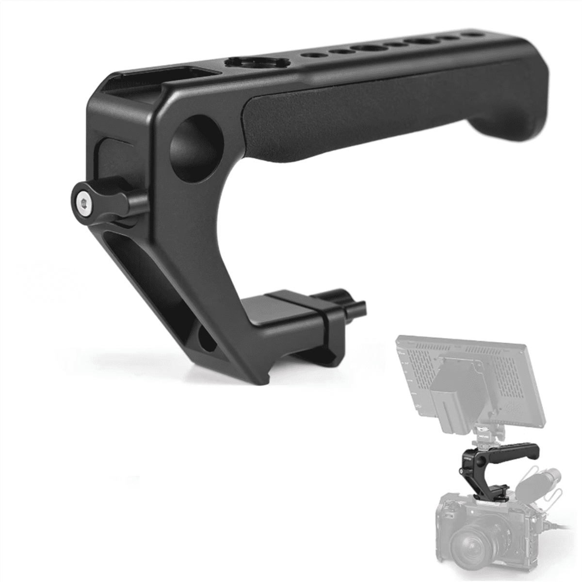 Rip Handle Universal Top Handle Hand G Rip with Clamp Rail Cold Shoes 1/4inch 3 ...