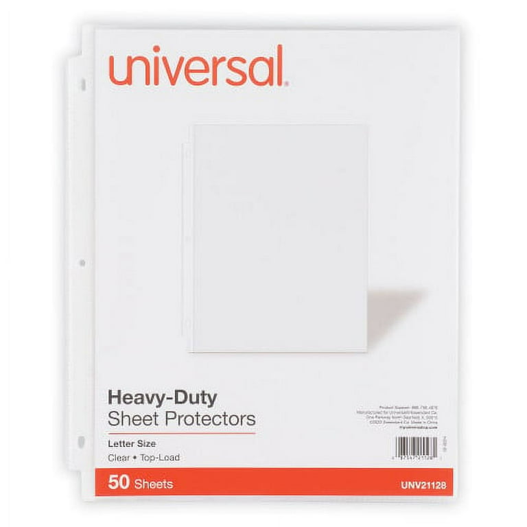 Top-Load Poly Sheet Protectors, Heavy Gauge, Clear, 50/Pack Top-Load Poly Sheet Protectors, Heavy Gauge, Clear, 50/Pack