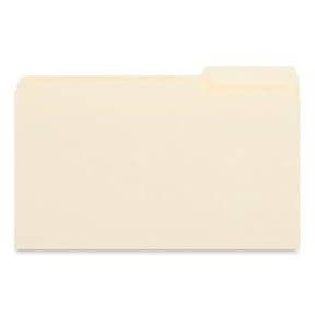 Universal Top Tab Manila File Folders, 1/3-Cut Tabs, Right Position, Legal Size, 11 pt. Manila, 100/Box (15123)