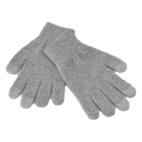 Universal Touchscreen Gloves for Men & Women – Winter Warm Gloves with Conductive Fibers for Texting & Smart Phones, Soft Elastic Knitted, Durable and Comfortable, E