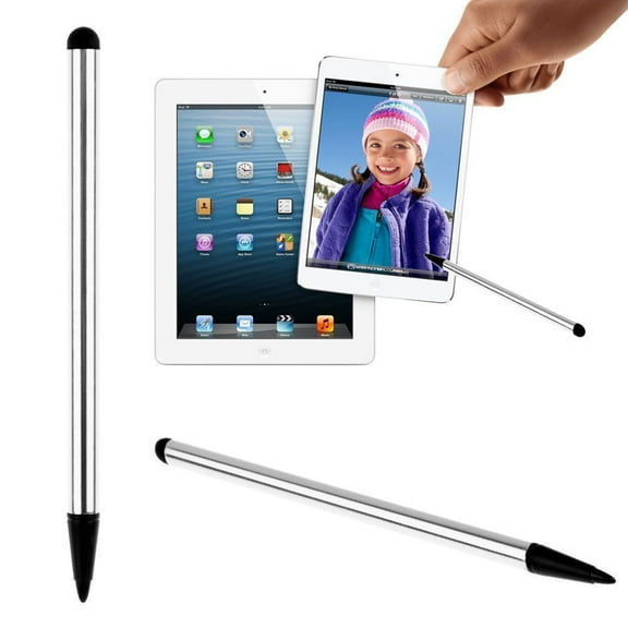 Universal Touchscreen Stylus Pen - Dual-End Design for Capacitive & Resistive Screens - Soft Rubber Tip, Scratch-Free Use - Compatible with Tablets, Phones, PCs