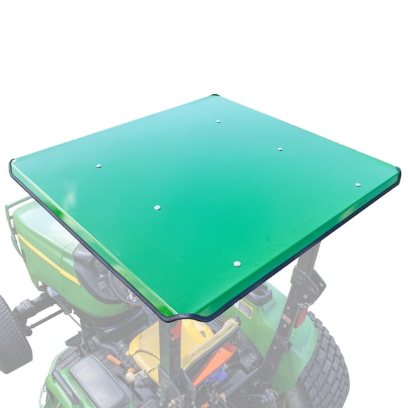 Universal Tractor Canopy One Piece Steel Sun Shade (Green) for ROPS