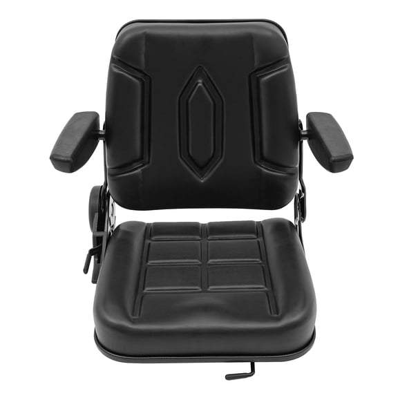 Universal Tractor Seat Dumper Forklift Mower Digger W Adjustable Backrest