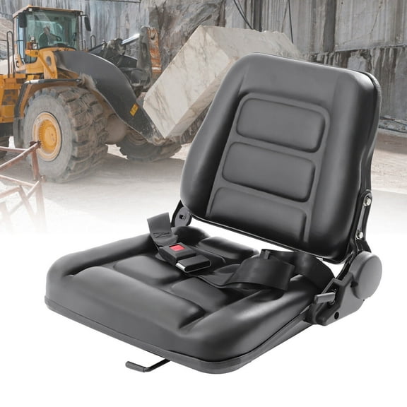 Universal Tractor Seat W/Slide Tracks for Kubota Bobcat John Deere Ford Toyota