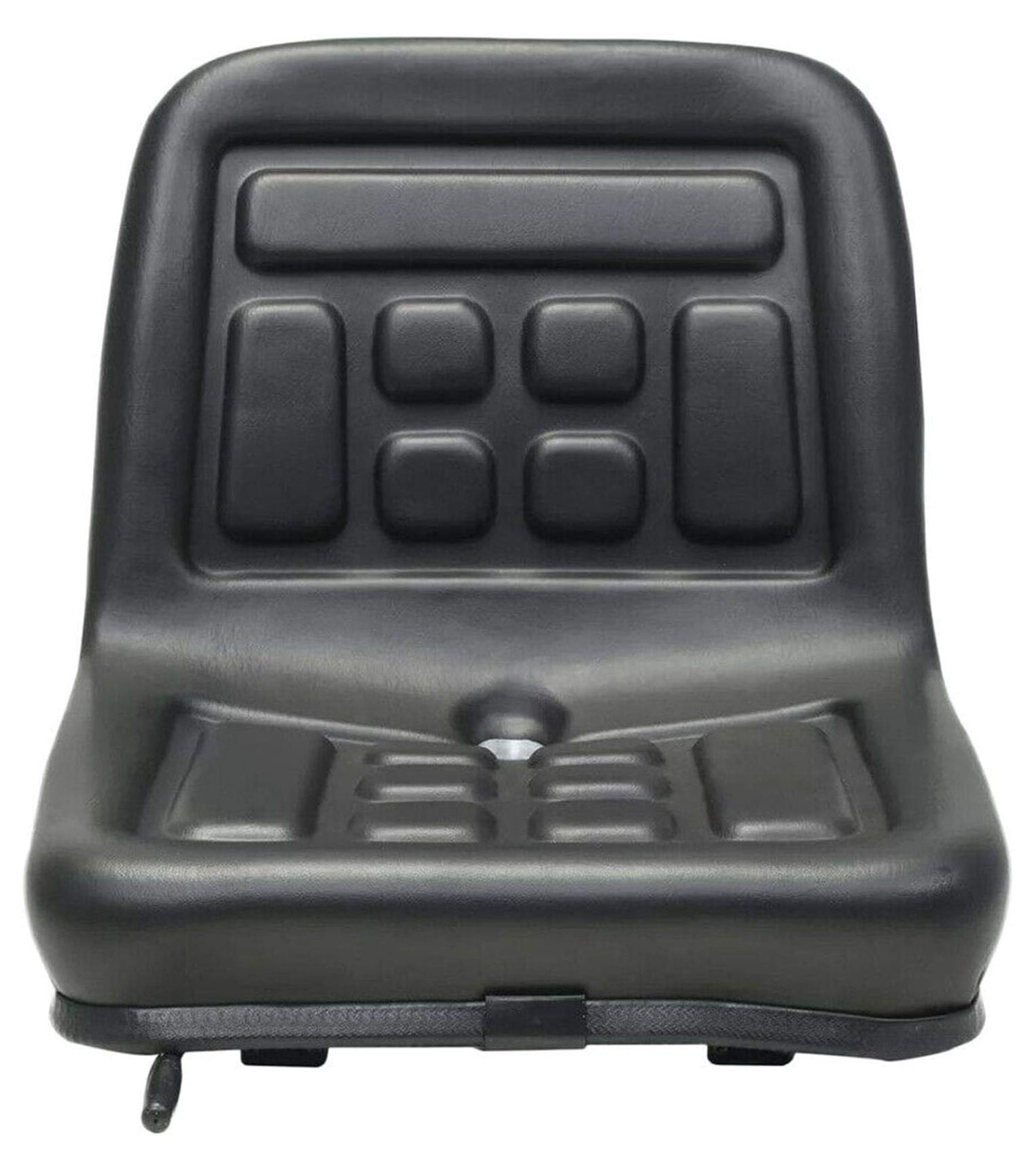 Universal Tractor Seat with a Drain Hole Replacement Seat with 5.5'' Sliding Tracks for Tractor