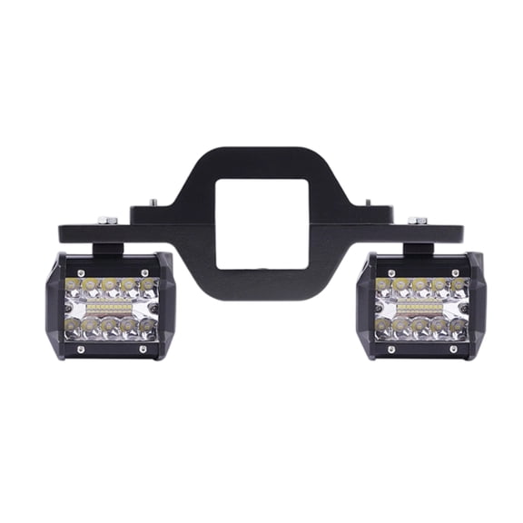 Universal Trailer Hook Bracket 4 Inch Work Light Front And Rear Trailer Hook Light Bracket,Hitch Mounting Brackets Backup Reverse Lights Rear Light Bar for Pickup ATV SUV Truck Trailer Boat