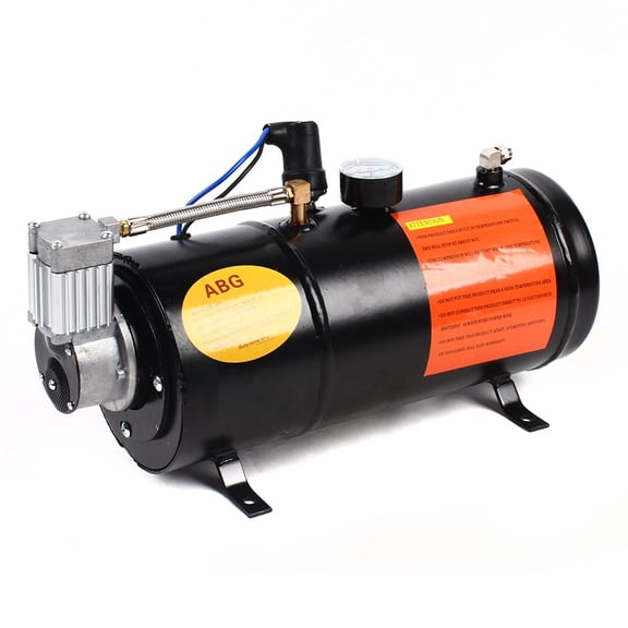 Universal Train Horn Kit for Trucks, Cars, Motorcycles, 12V Zinc Air Horn with Chrome-Plated Finish, Durable, Easy Installation, Weather-Resistant