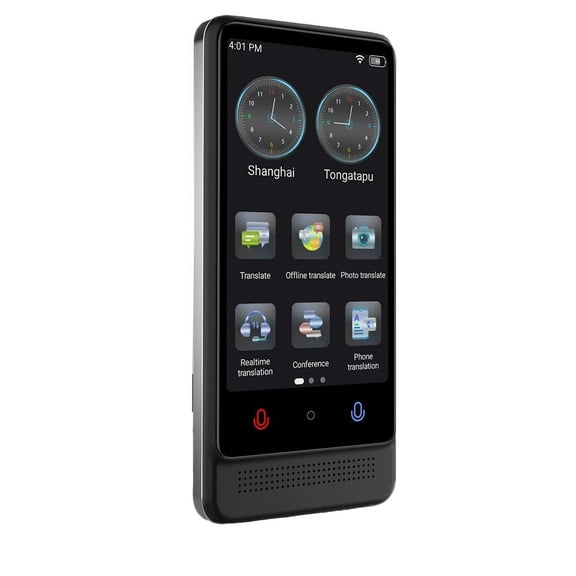 Universal Translator 138 Language Support Translator Deviceno need to pay for subscription and download the APP Black