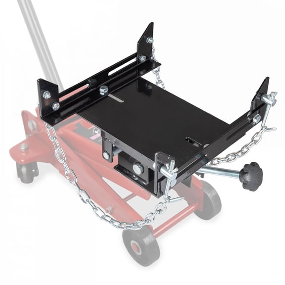 Universal Transmission Jack Adapter, 1100lbs Capacity Heavy Duty Gearbox Removal Tool, Compatible with Hydraulic Floor Jacks for Cars and Trucks, Pink