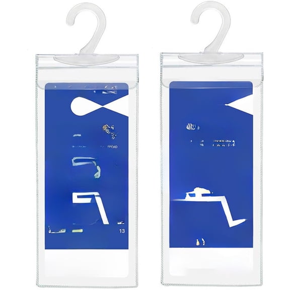 Universal Transparent Disabled Parking Placard Holder Protective Sleeve with Large Hook for Car Visor Accessible Vehicle Organizer