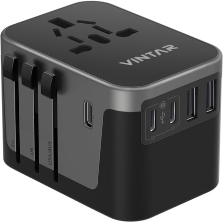 Universal Travel Adapter 30W, International Power Adapter