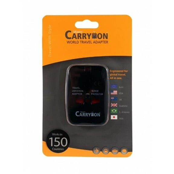 Universal Travel Adapter - Black