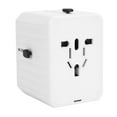 thumbnail image 1 of Universal Travel Adapter Plug Socket with Fast Charging 4 USB Ports, EU Plug, 100-240V, 1 of 8