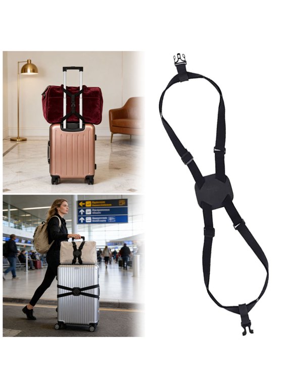 Universal Travel Luggage Strap With Adjustable Elastic Bands For Secure Suitcase Packing And Efficient Organization