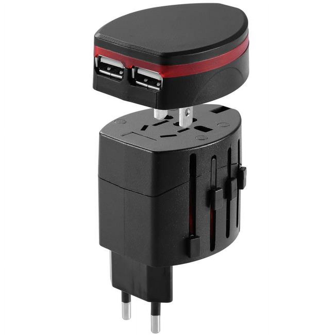 Universal Travel Power Adapter - All-in-One Wall Charger with 2 USB ...