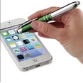 thumbnail image 1 of Universal Tri-Function Touchscreen Mercury Capacitive Stylus Flashlight Ballpoint Pen - Green, 1 of 3