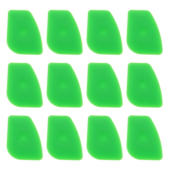 Universal Triangle Plastic Pry Opening Tool, (84x65x2mm, Green, 12pcs) - Antistatic, Multifunctional Triangular Pry Open Tool Picks for Cell Phone/PC/Laptop/Tablet Screen