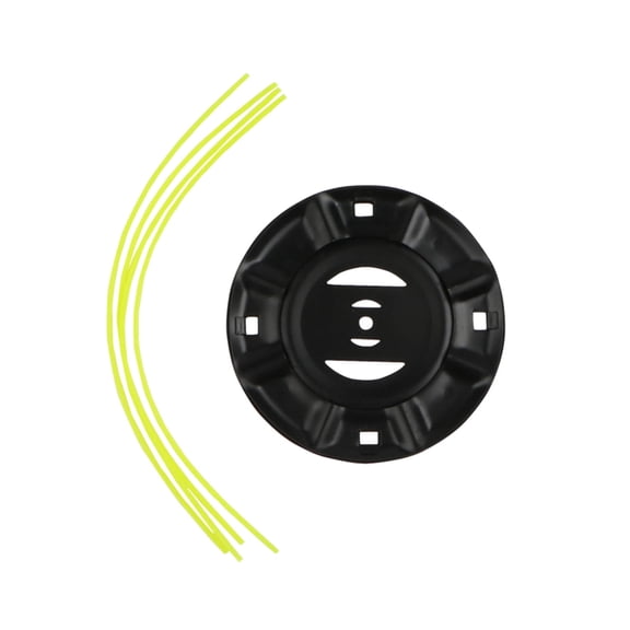 Universal Trimmer Replacement Head Upgrade Kit with 4 Cutting Lines for Mower and Garden String Trimmer