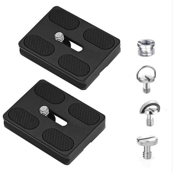 Universal Tripod Quick Release Plate, Arca Plate for DSLR Camera Tripod Ballhead(PU-50)