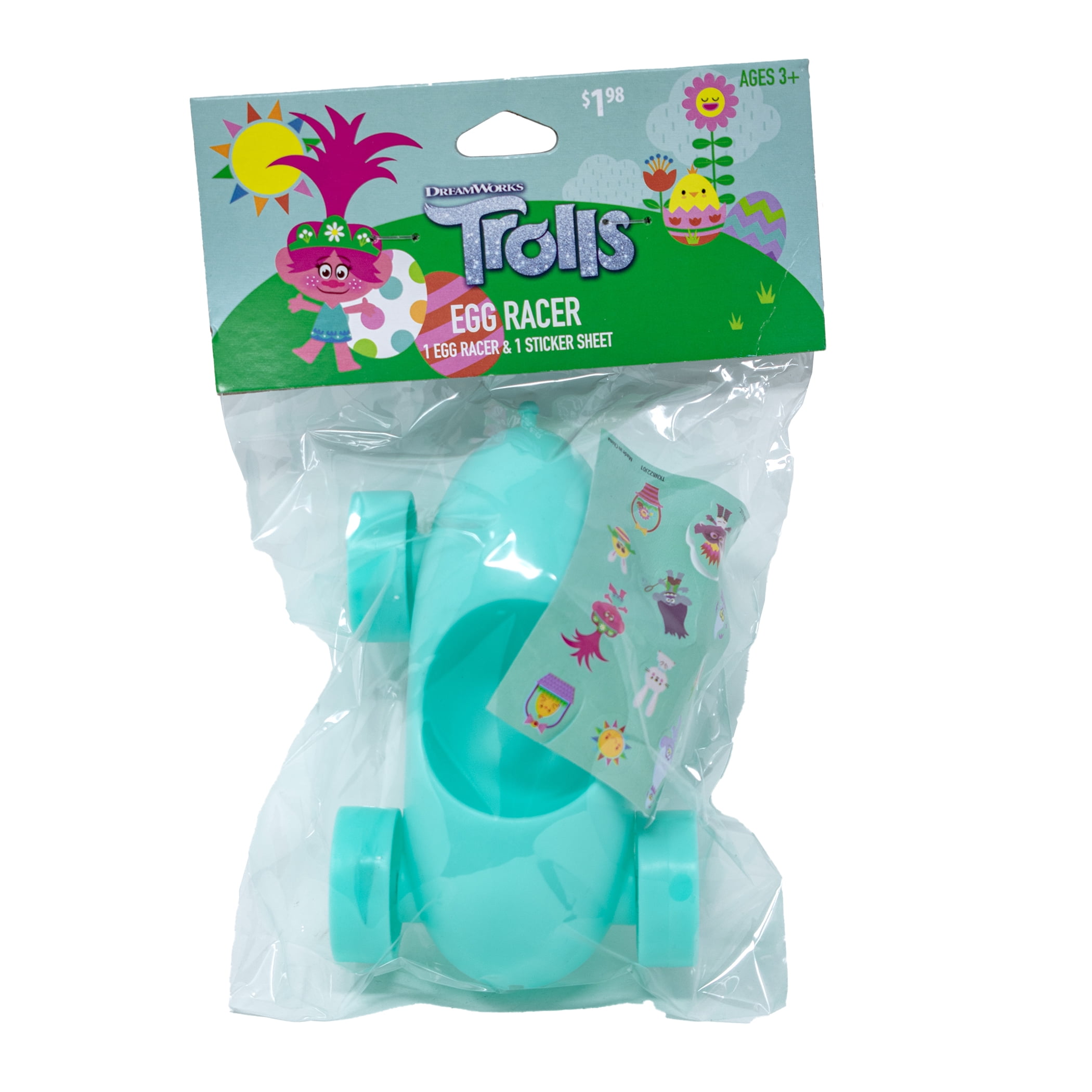 Universal Trolls Egg Racer - Easter Basket Stuffer - Walmart.com
