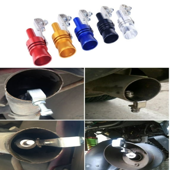 Universal Turbo Sound Whistle For Exhaust Pipe, Car Tailpipe Noise Enhancer, Compact Muffler Simulator, Motorcycle Add-On Device, Easy To Install, Small Size Birthday Gift