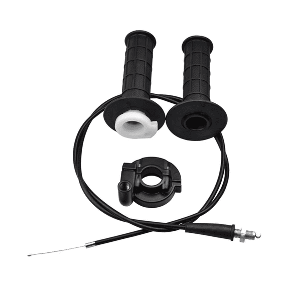 Universal Twist Throttle Accelerator Handle Grips & Cable Set with Kill Switch, 7/8'' (22mm), Fits 50cc 110cc 150cc 250cc Mini Bike ATV Quad Pit Bike Dirtbike, Replacement Aftermarket Accessory