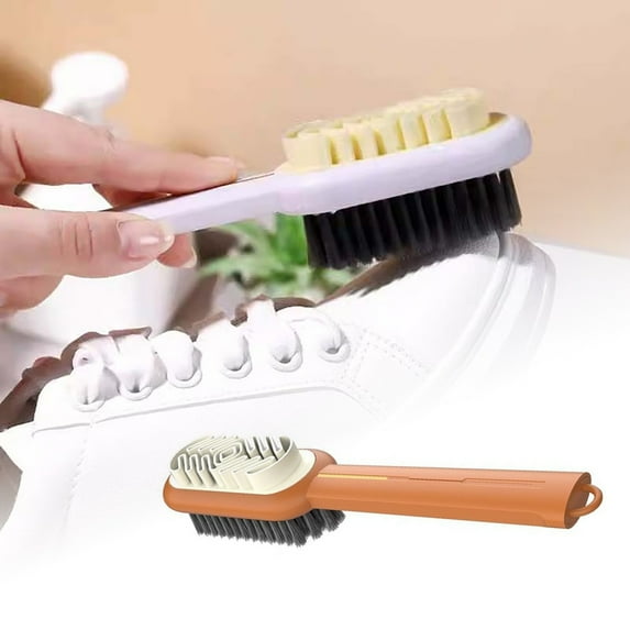 Universal Two In One Shoe Polisher (for Suede) Rubber Eraser With Soft Suitable For Cleaning Suede And Leather Cleaning Brush