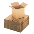 thumbnail image 1 of Universal UFS888 8 in. x 8 in. x 8 in. Regular Slotted Container Cubed Fixed-Depth Corrugated Shipping Box - Medium Brown Kraft (25/Bundle), 1 of 3