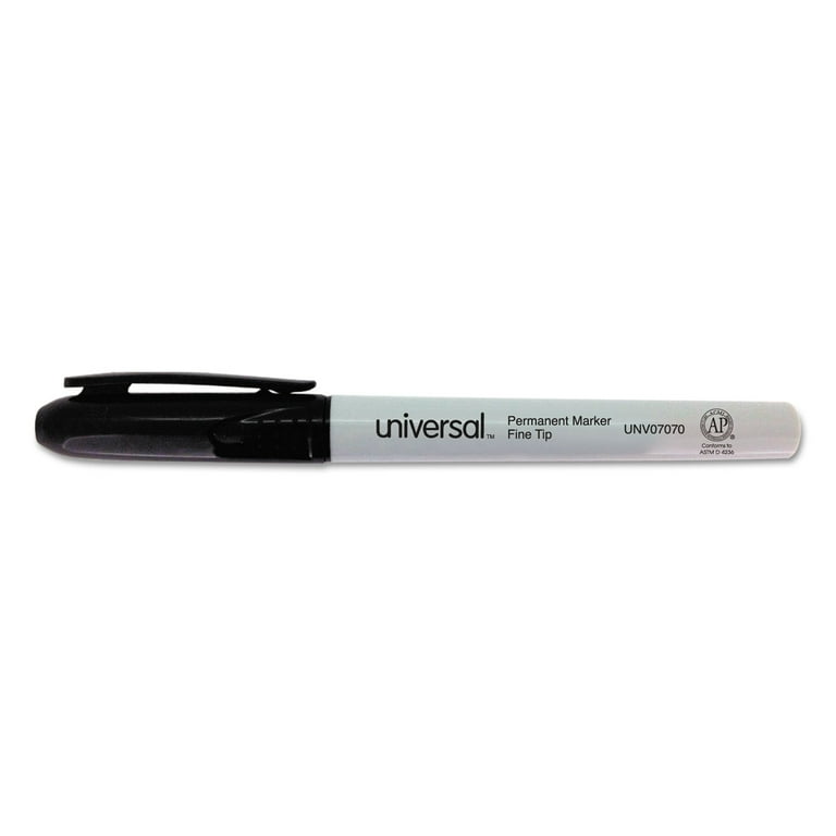 Permanent Marker, Pen-Style, Fine Bullet Tip, Black, 36/Pack Permanent Marker, Pen-Style, Fine Bullet Tip, Black, 36/Pack