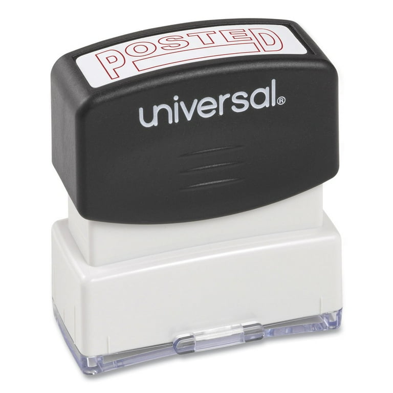 Message Stamp, POSTED, Pre-Inked One-Color, Red Message Stamp, POSTED, Pre-Inked One-Color, Red