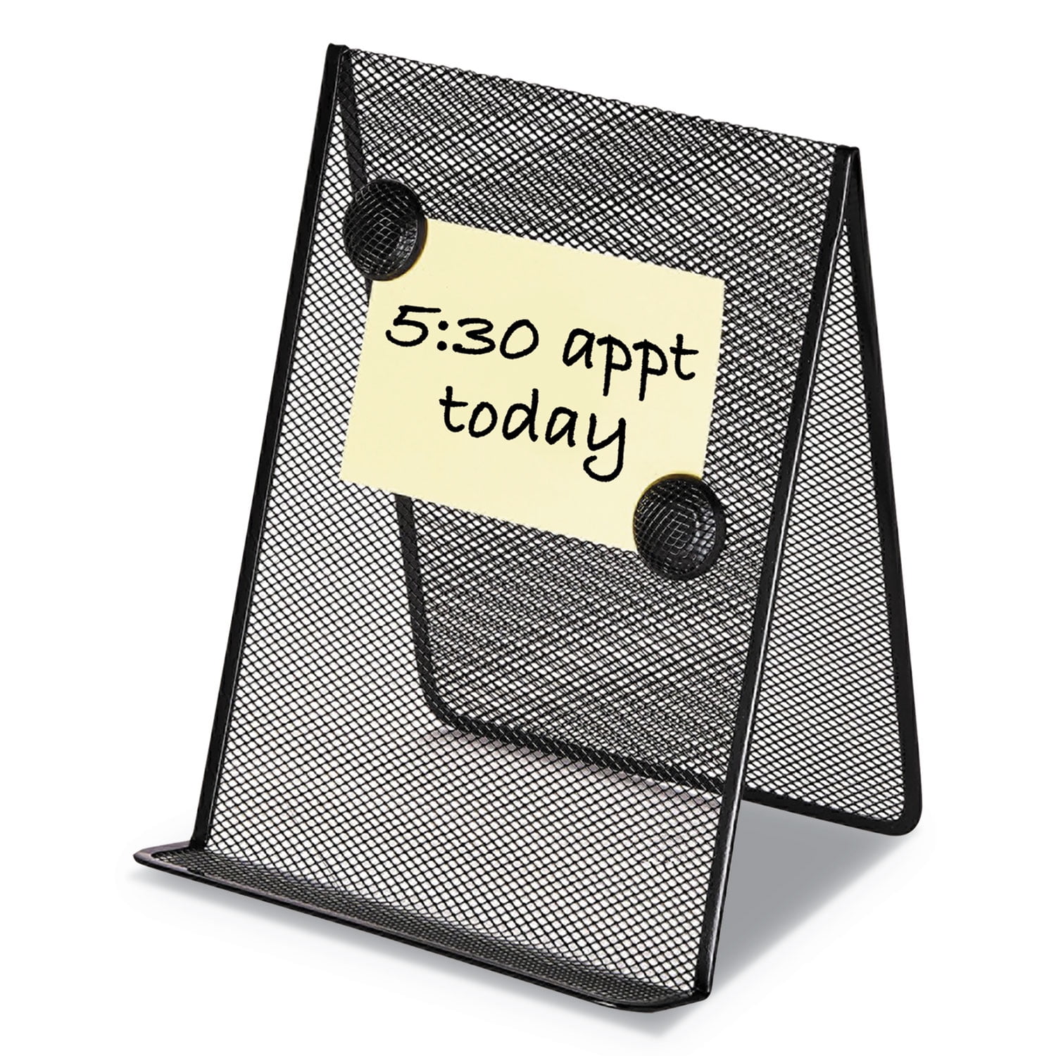 Black Metal Mesh Free Standing Document Holder