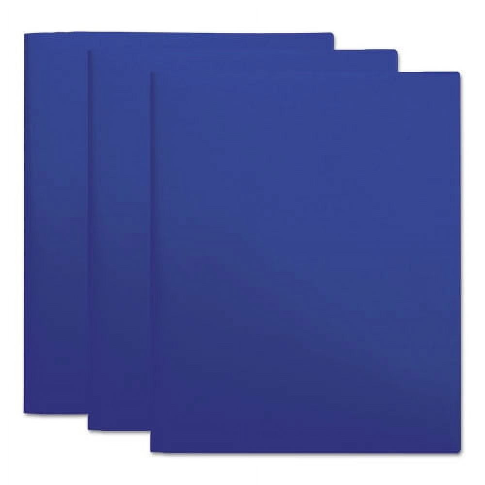 Universal unv20541 100 sheet capacity 11 in x 8 5 in 2 pocket plastic