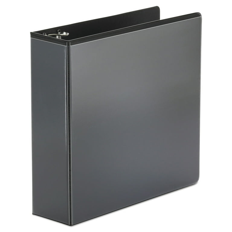 11x17 Binder Poly Panel Featuring a 1 Round Ring Black